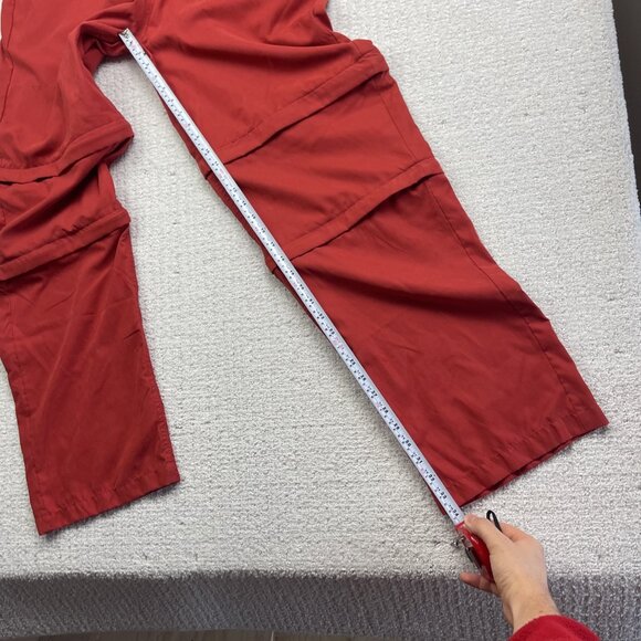 Y2K Levi's Silvertab Nylon Convertible Tech Pants Baggy Orange Size 34 x 34 - Picture 10 of 15